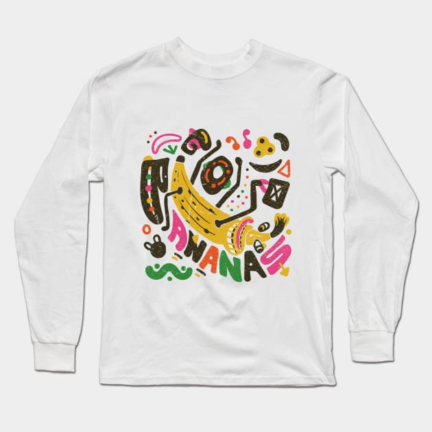 Go Bananas Long Sleeve T-Shirt by GreissDesign